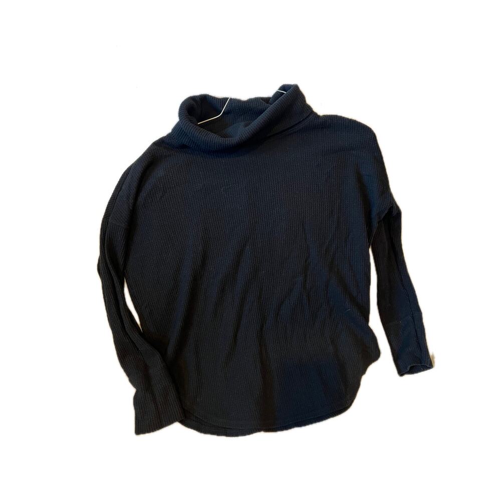 Time and Tru Turtle Black Neck Sweater Womans S